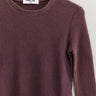Claire Waffle Knit Long Sleeve Shirt