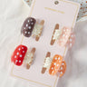 Mini Mushroom Claw Clip Set