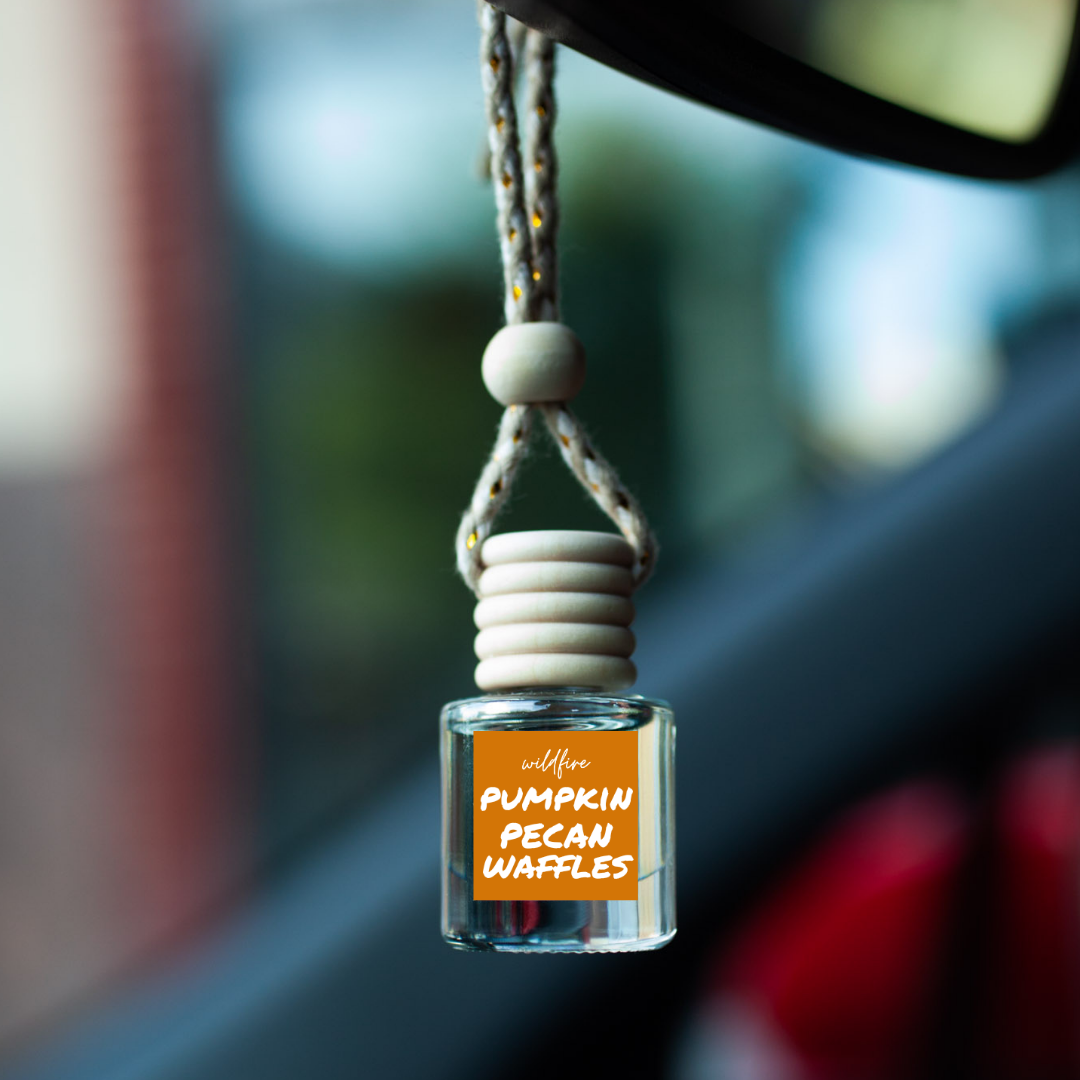 Hanging Car Air Freshener - Pumpkin Pecan Waffles - Fall