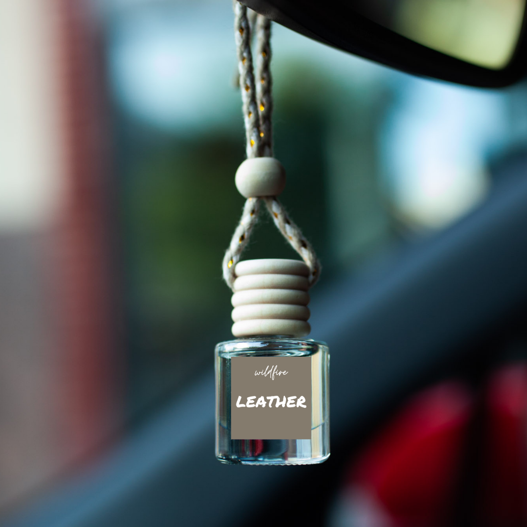 Hanging Car Air Freshener - Leather - Fall