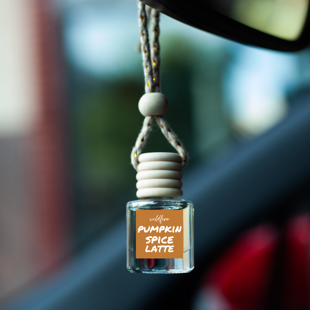 Hanging Car Air Freshener - Pumpkin Spice Latte - Fall