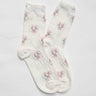 Vintage Floral Heart Crew Socks