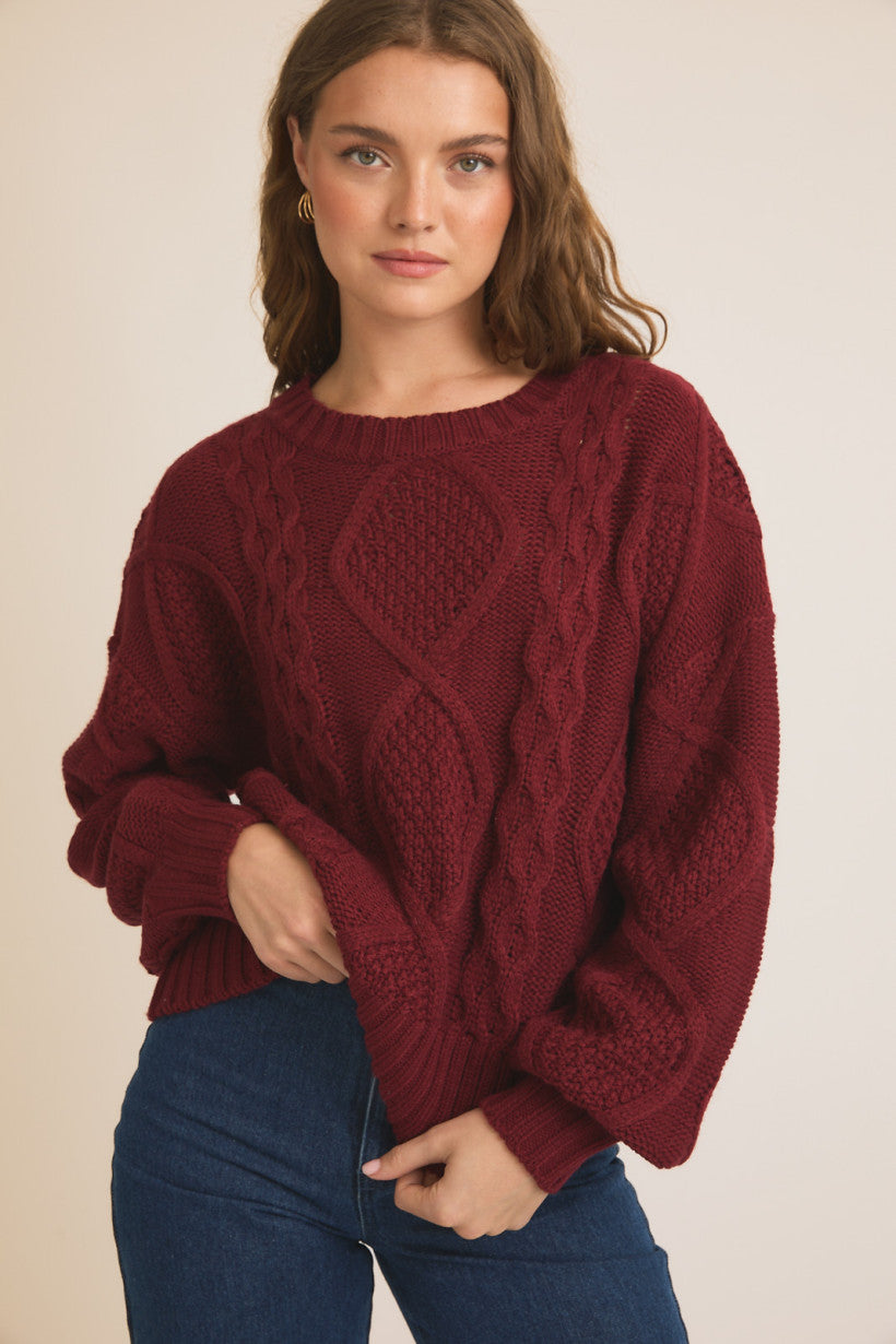 Harper Cableknit Sweater