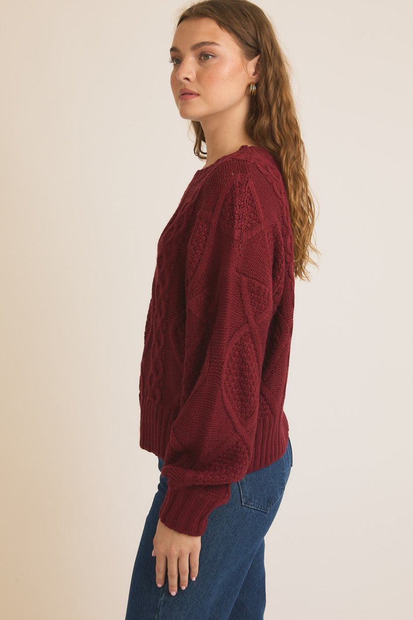 Harper Cableknit Sweater