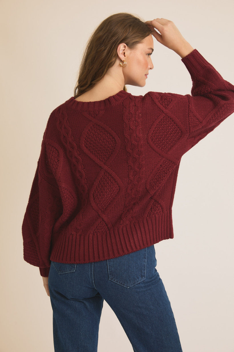 Harper Cableknit Sweater