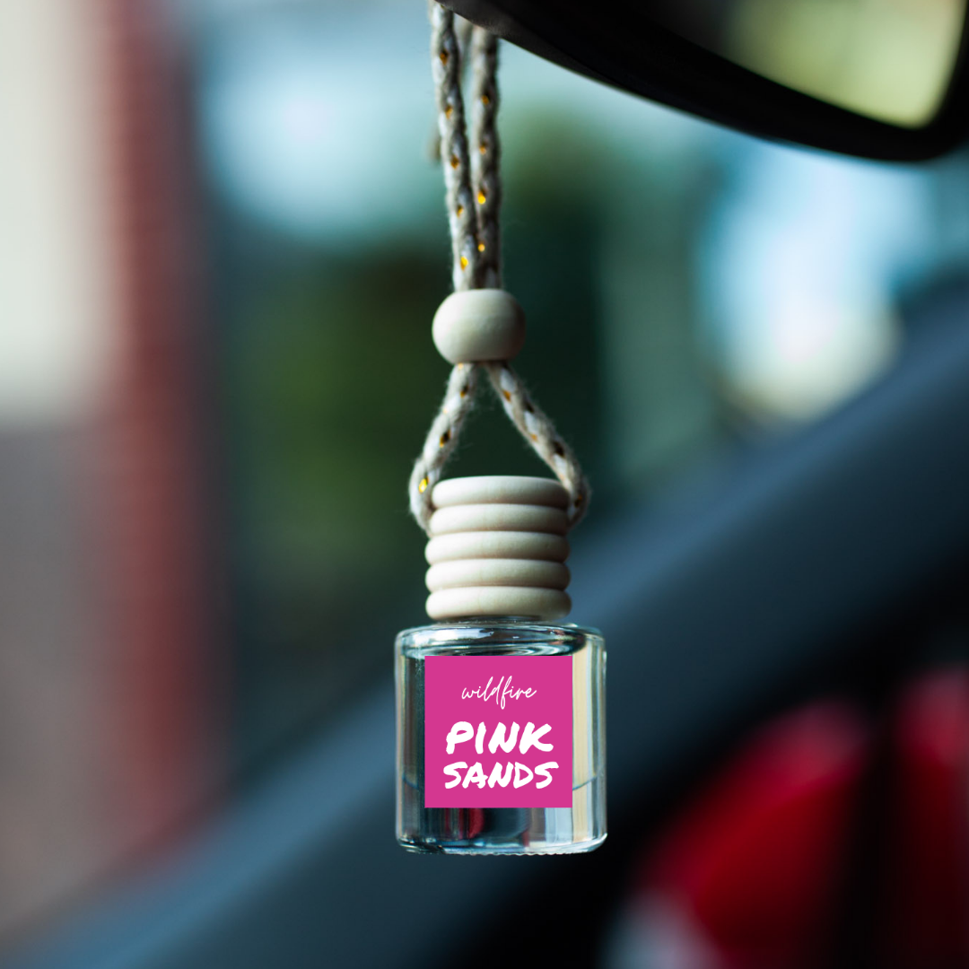 Hanging Car Air Freshener - Pink Sands